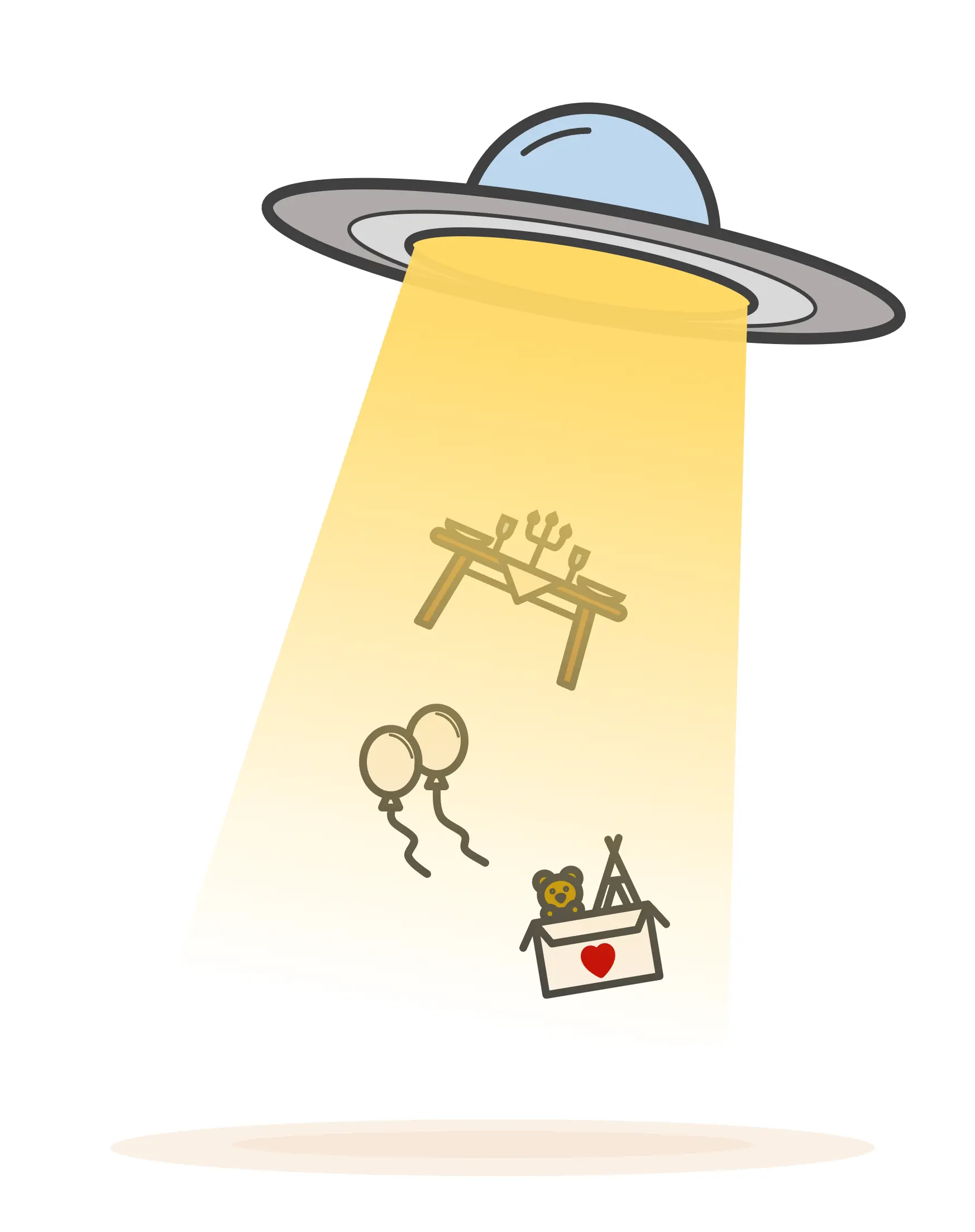 Ufo - Deko mieten