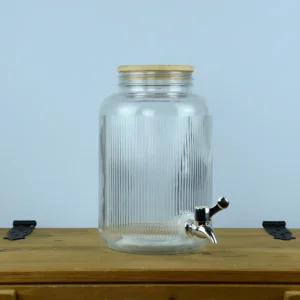 Getraenkespender aus Glas 3,8 Liter